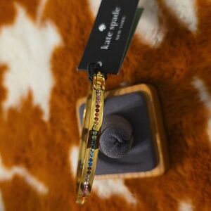 kate spade Gold Rainbow Bangle Bracelet